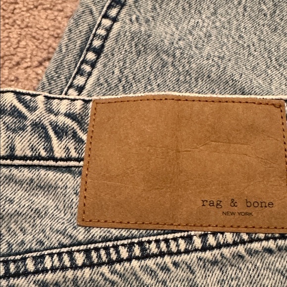 rag & bone Alex High-Rise Ankle Straight Jeans - Picture 6 of 8